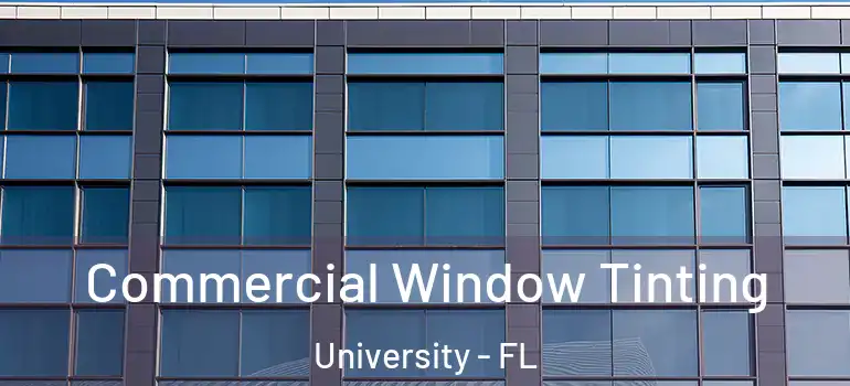 Commercial Window Tinting University - FL