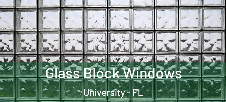 Glass Block Windows University - FL