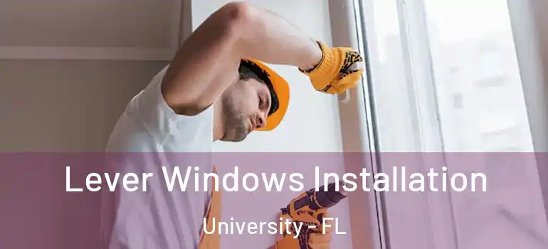 Lever Windows Installation University - FL