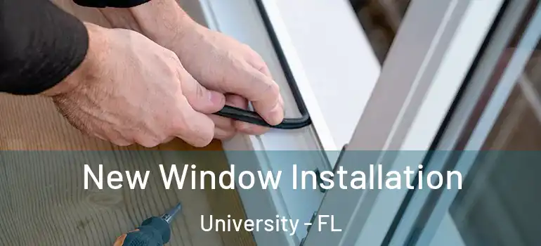 New Window Installation University - FL