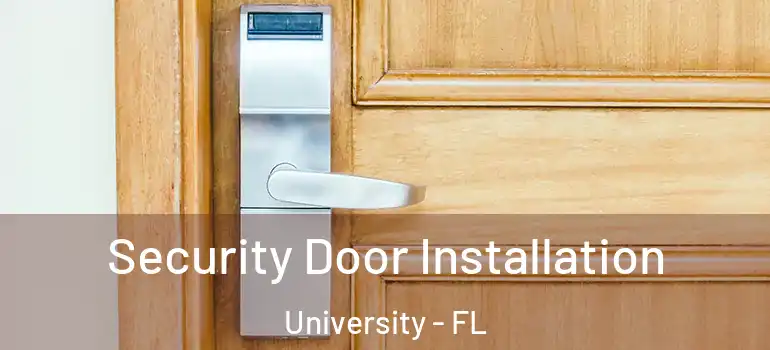 Security Door Installation University - FL