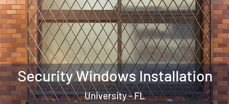Security Windows Installation University - FL