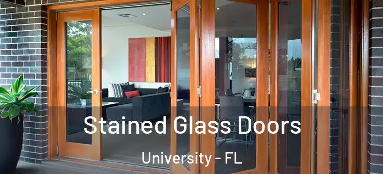 Stained Glass Doors University - FL