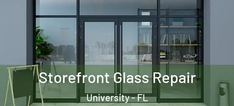 Storefront Glass Repair University - FL
