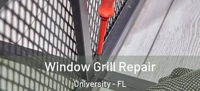 Window Grill Repair University - FL