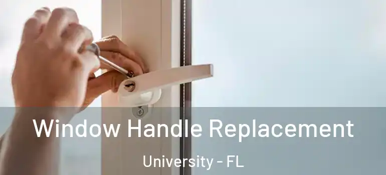 Window Handle Replacement University - FL