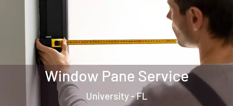 Window Pane Service University - FL
